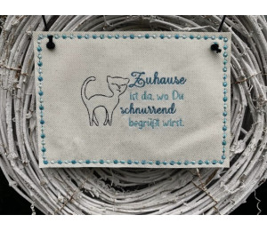 Stickserie - Sprüche Katze Vol. 2